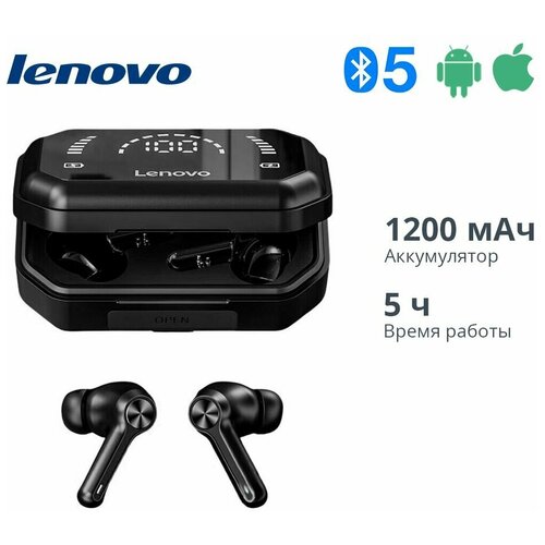 LAN&DAI Lenovo LP3 Pro TWS Bluetooth 5.0 Наушники Двойной драйвер HiFi Stereo 1200mAh