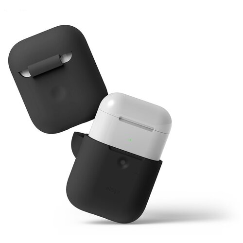 фото Чехол elago для airpods wireless silicone case black