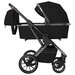 Универсальная коляска CARRELLO Aurora, 3 в 1, space black/silver frame, цвет шасси: серебристый