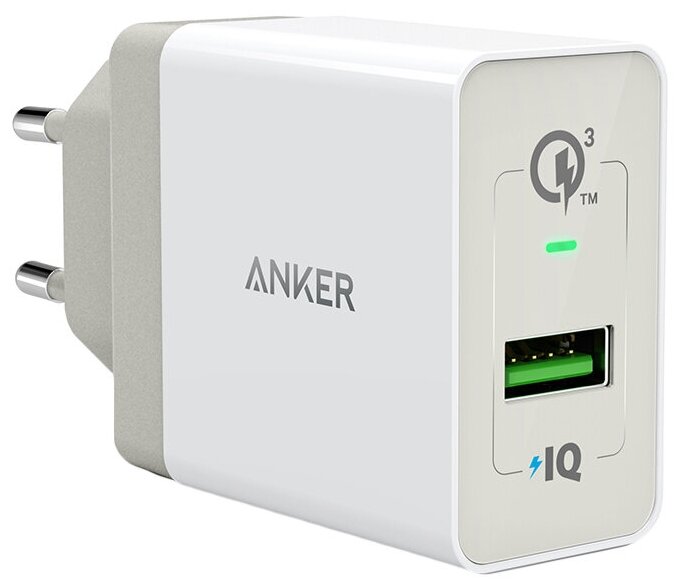 Сетевое зарядное устройство Anker PowerPort (A2013L21) белое