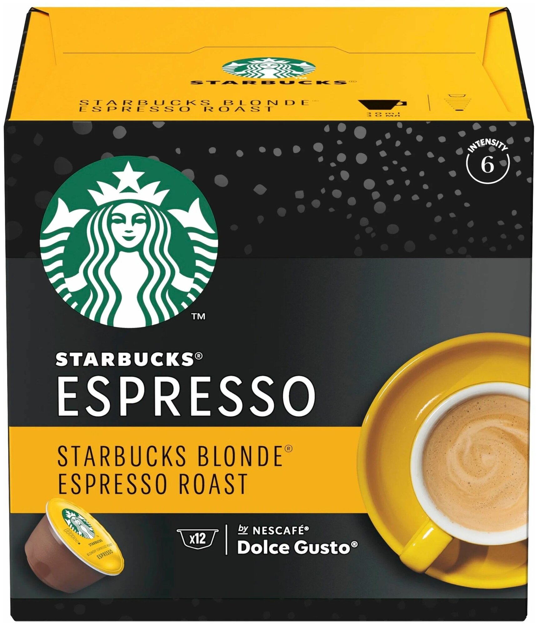 Капсулы для кофе Starbucks Dolce Gusto ESPRESSO ROAST (12 капсул) - фотография № 8