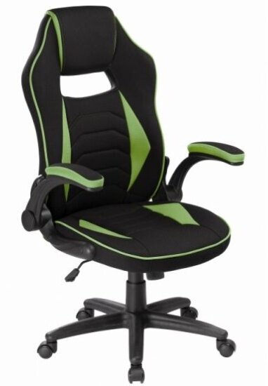 Кресло геймерское Woodville Plast 1 green / black