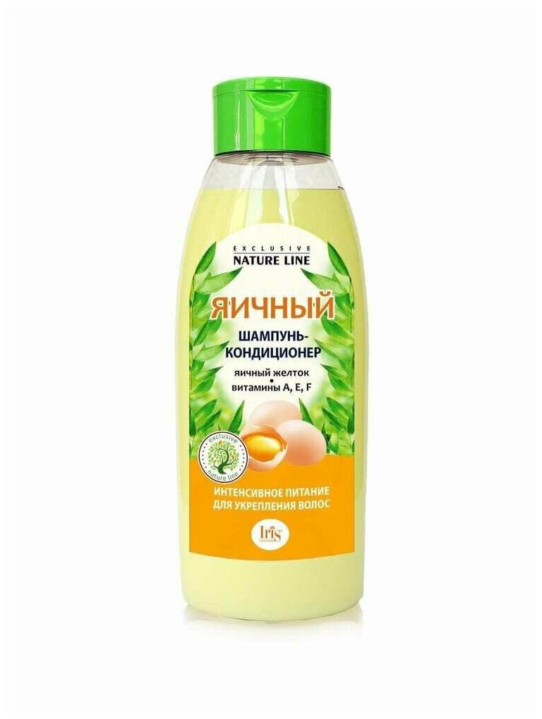 IRIS Exclusive Nature Line Шампунь-кондиционер Яичный, 500 мл