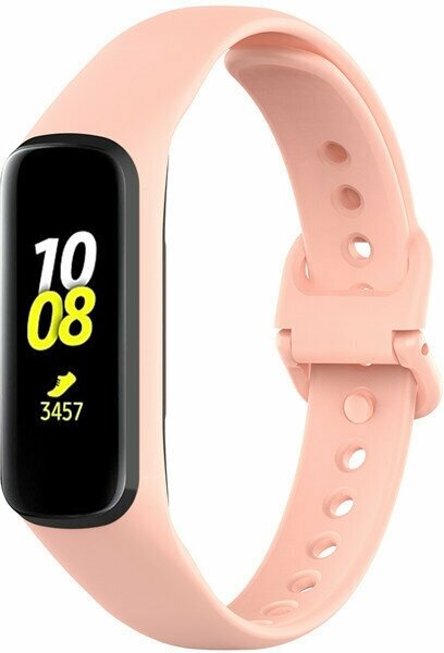 Силиконовый ремешок для Samsung Galaxy Fit E SM-R375 (кремовый)