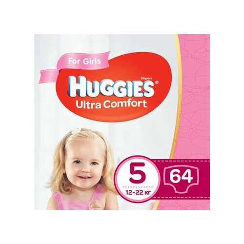 Подгузники Huggies Ultra Comfort 5 Giga для девочек, 64 шт. - Kimberly-Clark