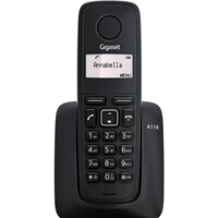 Р/Телефон Dect Gigaset A116 черный АОН