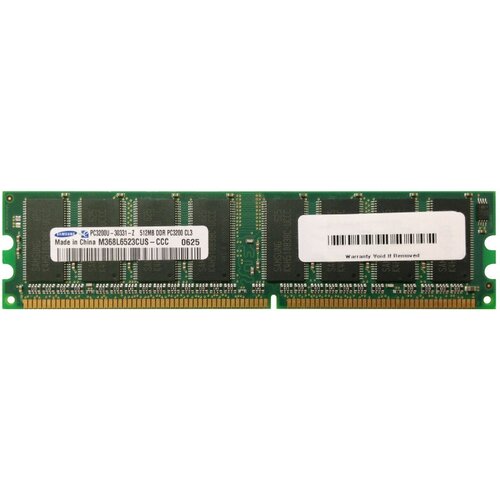 Оперативная память Samsung DDR 400 МГц DIMM M368L6523CUS-CCC оперативная память samsung 1 гб ddr 400 мгц dimm cl3 m368l2923cun ccc