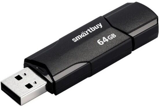 USB флешка Smartbuy 64Gb Clue black USB 3.0