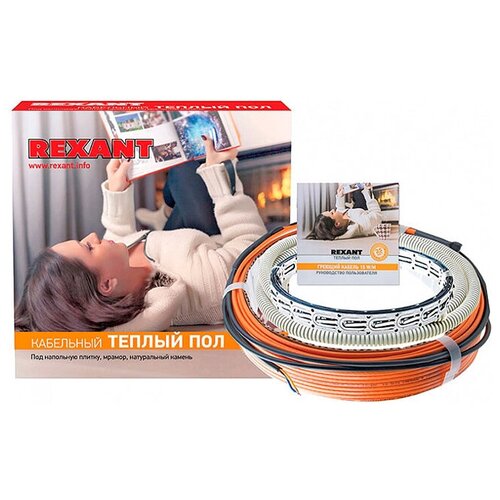 Теплый пол REXANT Standard RND -30-450 450Вт30м S обогрева м2 27-38 двух жильный 3051₽