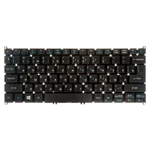 6B GG2N7029 клавиатура для ноутбука Acer для Aspire ES1-132 ES1-132-C37M черная без рамки 1349₽
