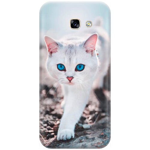фото Силиконовый чехол на samsung galaxy a5 (2017) / самсунг а5 2017 с принтом "голубоглазый кот" gosso