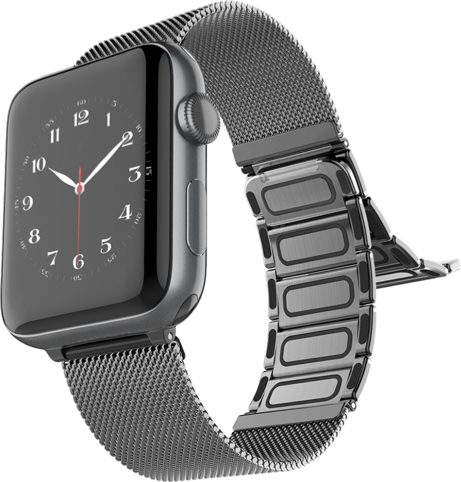Браслет Raptic Classic Plus для Apple Watch 42/44мм Серебро 492058