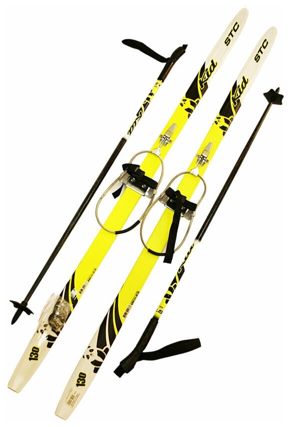 Лыжный комплект с кабельным креплением 130 STC степ (пар.), KID Lemon