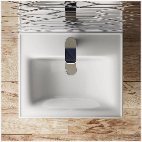 Изображение товара Раковина для ванной комнаты AM.PM, с донным клапаном хром, 55 см