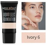 MISS ROSE/Тональный крем для лица/косметика тональный крем/Ivory 6 - изображение