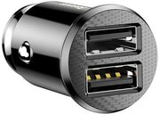 Автомобильное зарядное устройство Baseus CCALL-ML01 Grain Car Charger 2 USB 3.1A Black