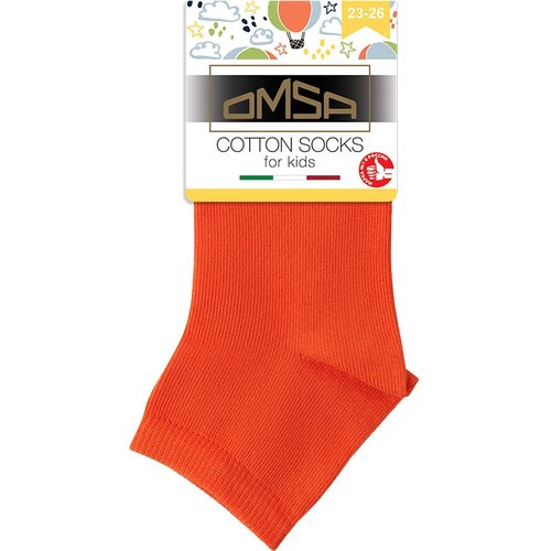 фото Носки omsa размер 27-30(16-18), оранжевый, фиолетовый