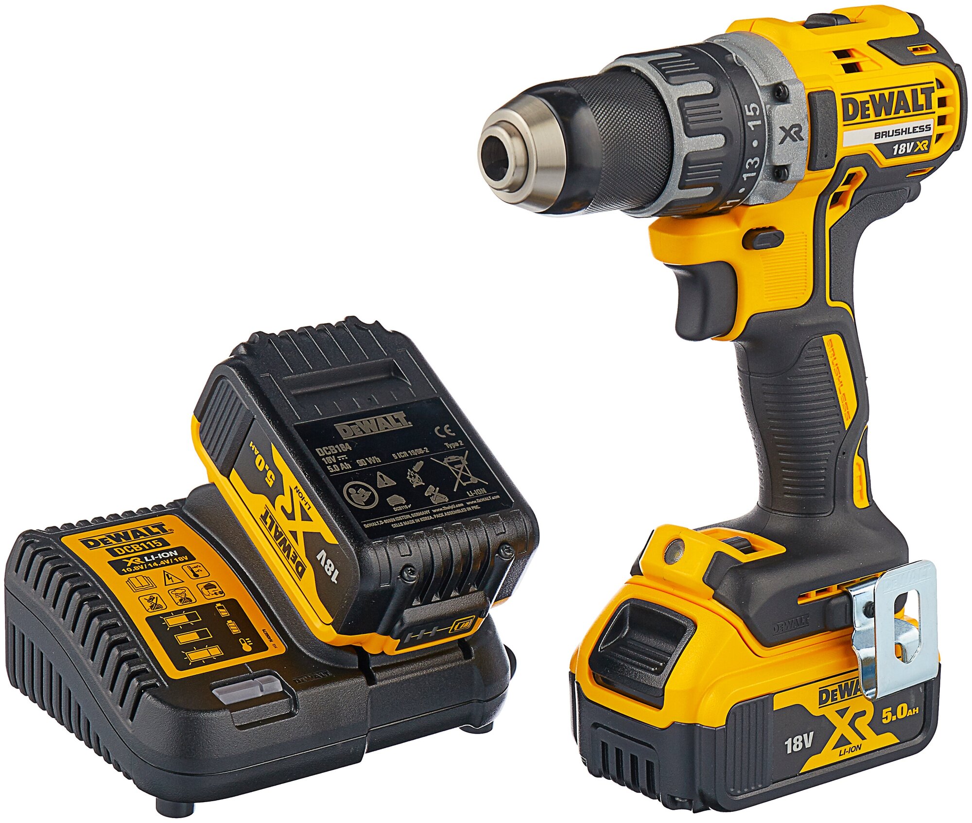 Аккумуляторная дрель-шуруповерт DeWALT DCD791P2 - фотография № 4