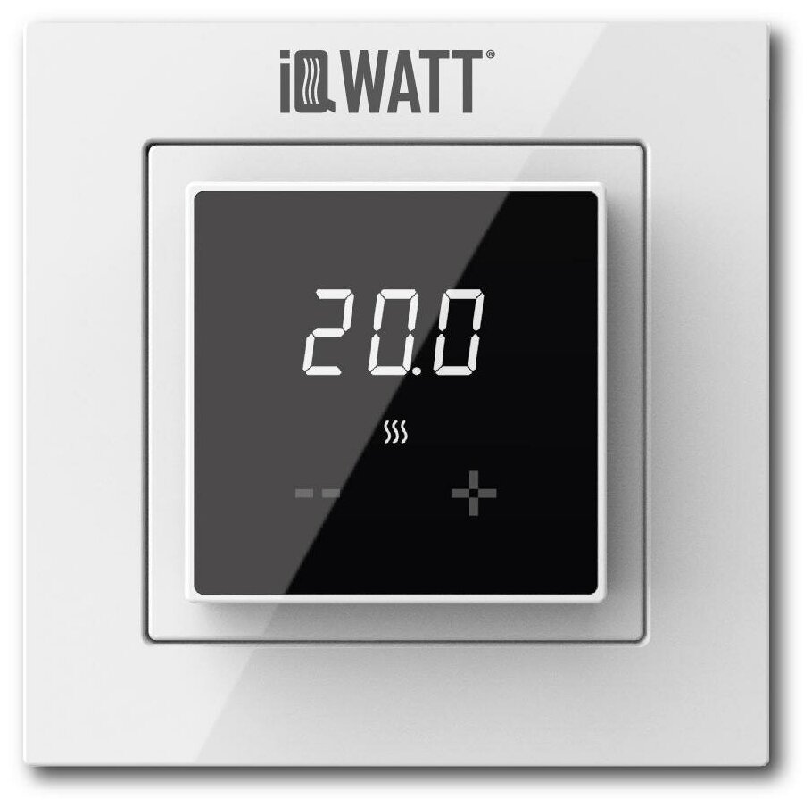   IQ THERMOSTAT D black/white