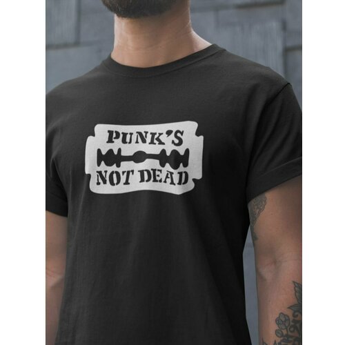 Футболка Alex Drew, размер M, черный футболка punks not dead панк рок анархия l