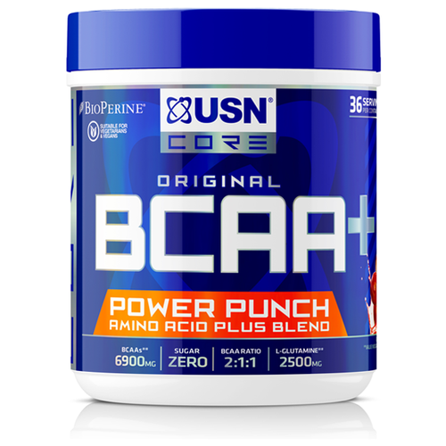 фото Bcaa usn bcaa + power punch, вишня, 400 гр.