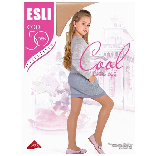 Колготки ESLI, 50 den, размер 128-134, бежевый