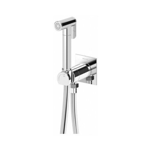 Смеситель для душа встроенный с гигиеническим душем BRUMA BREEZE 145 513 3SR золото матовое