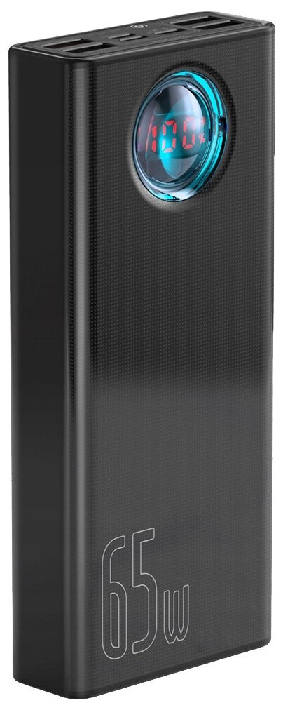 Внешний аккумулятор Baseus Power Bank Amblight Digital Display Quick Charge 30000mAh Black PPLG-A01