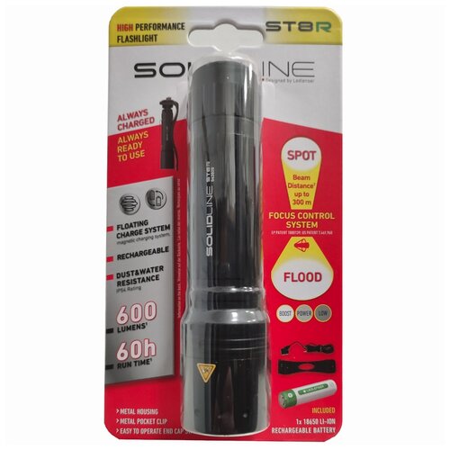 Фонарь LED LENSER Solidline светодиодный ST8R (502215)