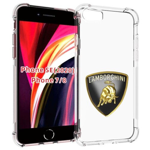 Чехол MyPads ламборгини-lambo-6 мужской для iPhone 7 4.7 / iPhone 8 / iPhone SE 2 (2020) / Apple iPhone SE3 2022 задняя-панель-накладка-бампер