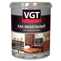 Лак VGT Premium мебельный полиуретановый бесцветный, матовая, 0.9 кг