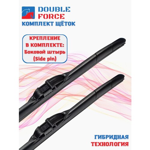 Щетки стеклоочистителя Double Force для BMW X6 I (E71) 2007 - 2012 (комплект 600/500 мм. Side Pin22mm)