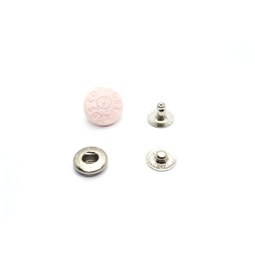 Кнопка с пластиковой крышкой KIDS COMFORT 15 мм №54 (уп. 20 шт) цв. БЛ.розовый ProKnopka