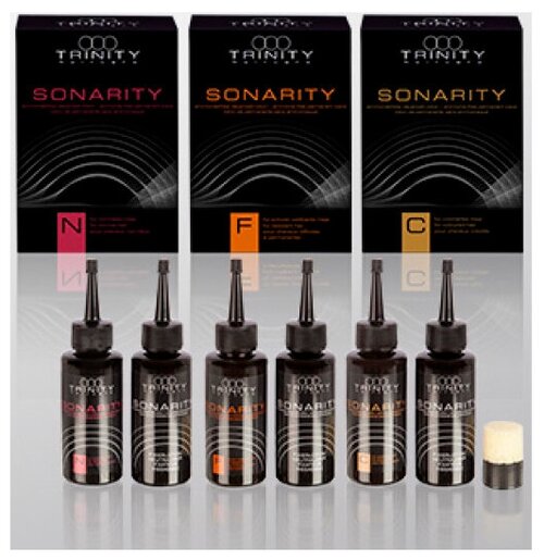 Trinity Sonarity Ammonia-free - Тринити Сонарити Набор для химической завивки без аммиака для жестких волос, 75+75 мл -
