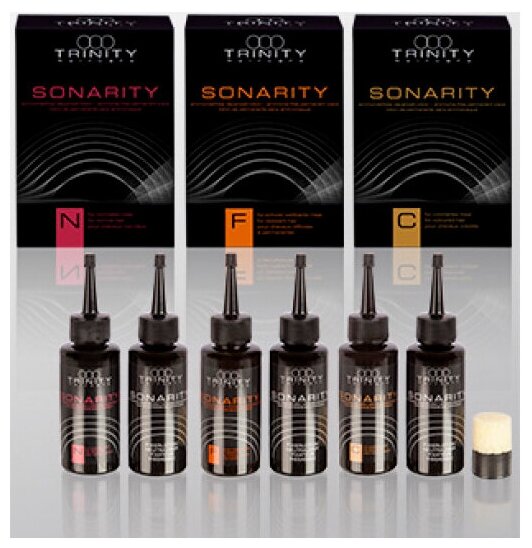 Trinity Sonarity Ammonia-free - Тринити Сонарити Набор для химической завивки без аммиака для жестких волос, 100+80 мл -