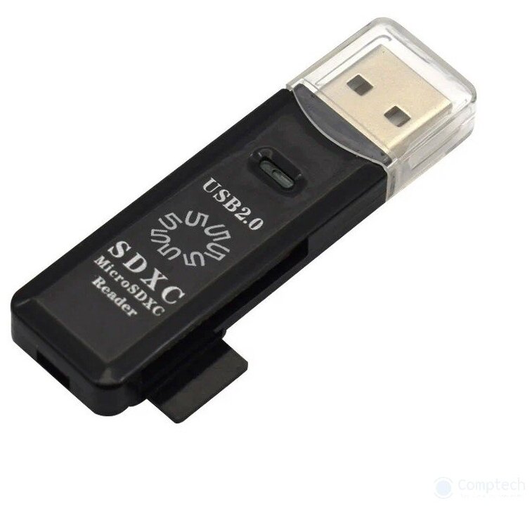 5bites RE2-100BK2.0 Устройство ч з карт памяти SD TF USB PLUG BLACK