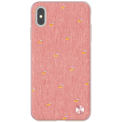 фото Чехол-накладка moshi vesta для apple iphone xs max розовый