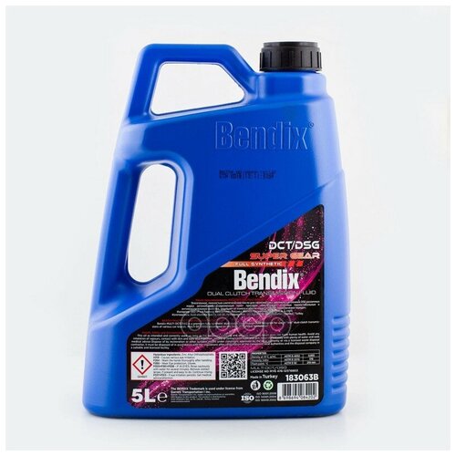 Масло Трансмиссионное Bendix Super Gear Multi Dct/Dsg Синтетическое 4 Л 183063b BENDIX183063B