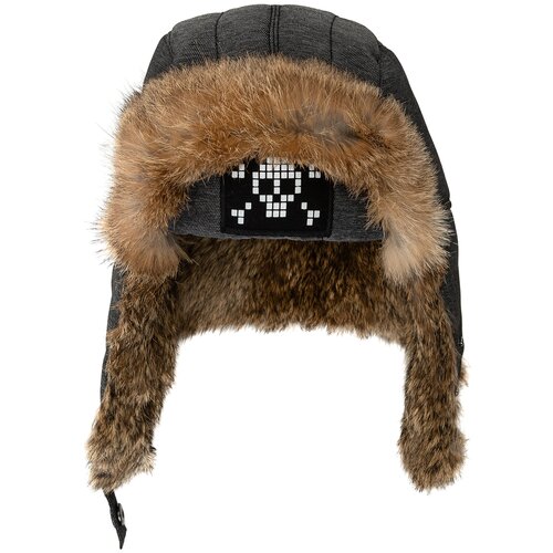 фото Шапка-ушанка gulliver размер 50, серый