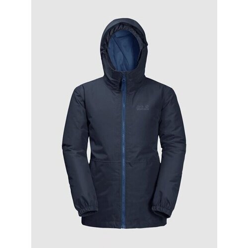 фото Куртка jack wolfskin argon storm jacket kids, дет., цвет night blue, размер 92