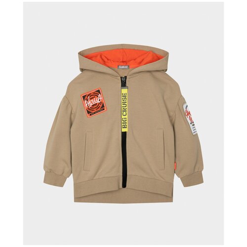 фото Толстовка gulliver размер 116, бежевый