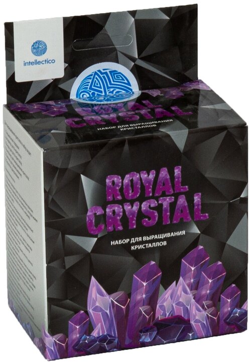 Набор для исследований Intellectico Royal Crystal, 1 эксперимент, фиолетовый