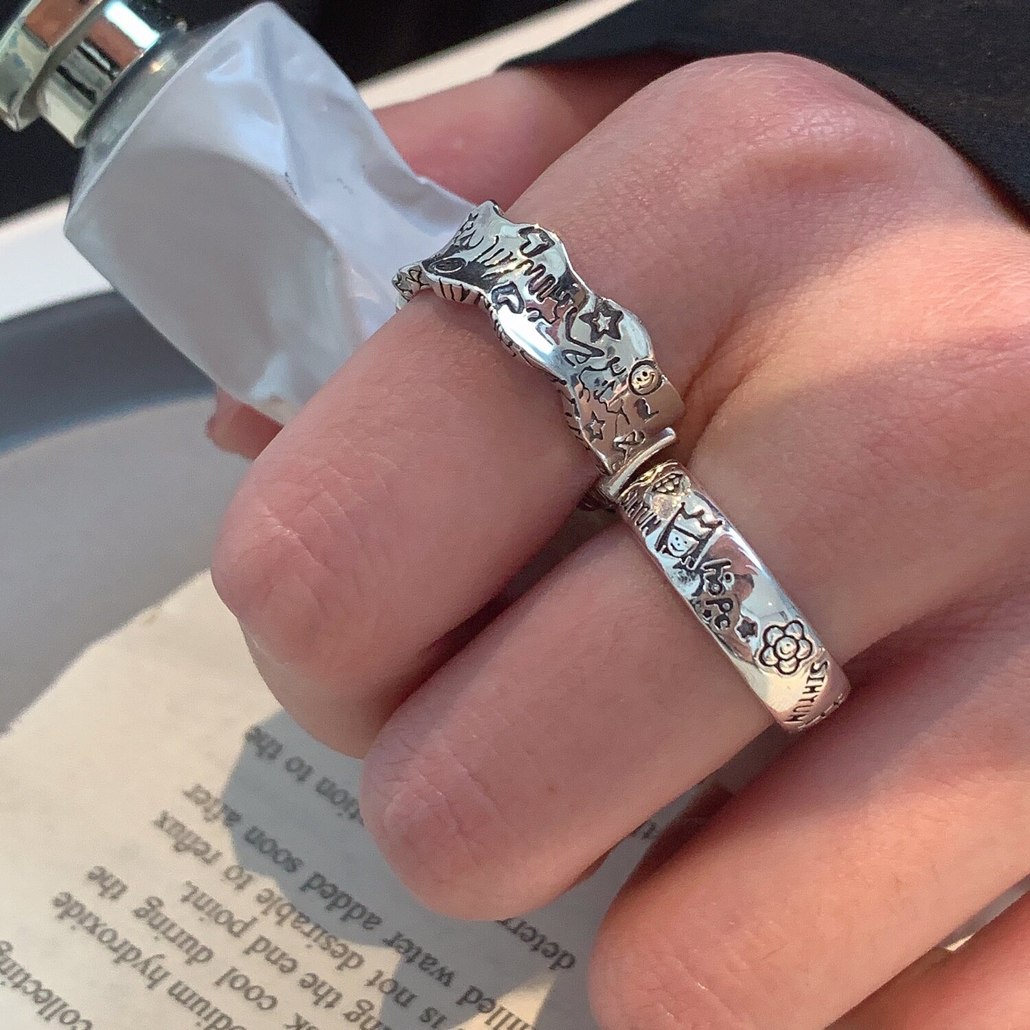 Кольцо-кулон, безразмерное — фото 1