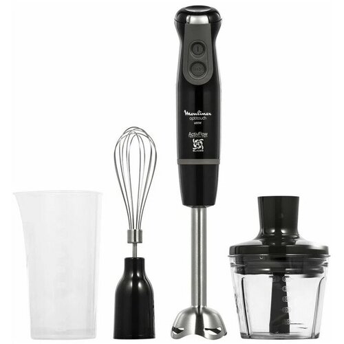 Блендер Moulinex DD833810 погружной 600 Вт 16 скоростей 08 л 3 насадки чёрный 720000₽