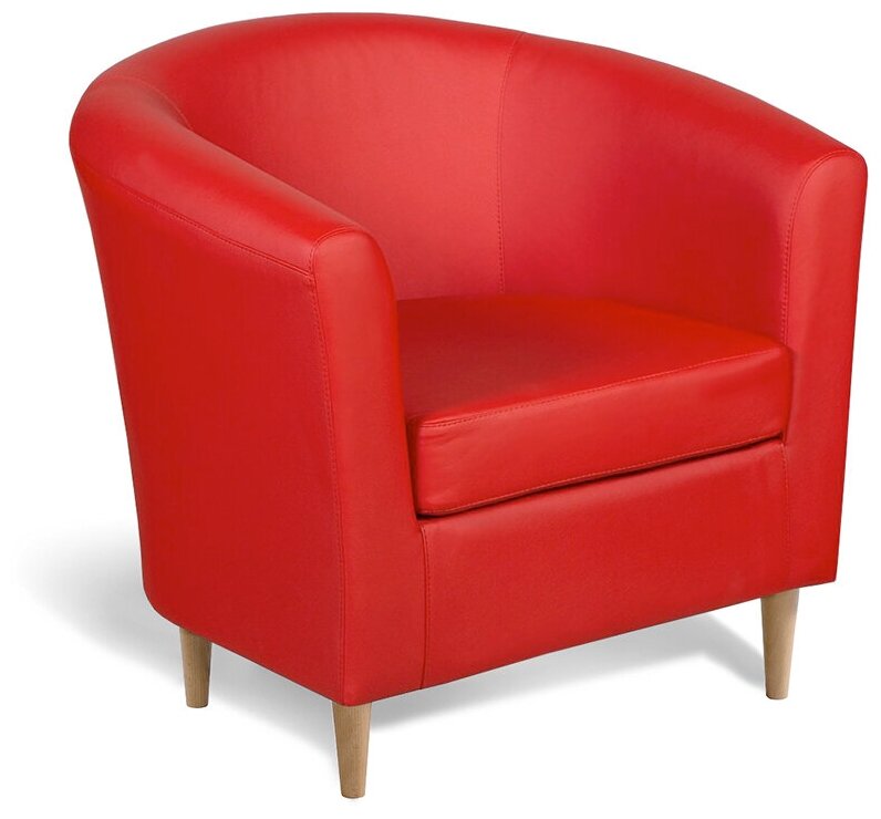 Кресло Шарм-Дизайн Евро Лайт экокожа красный