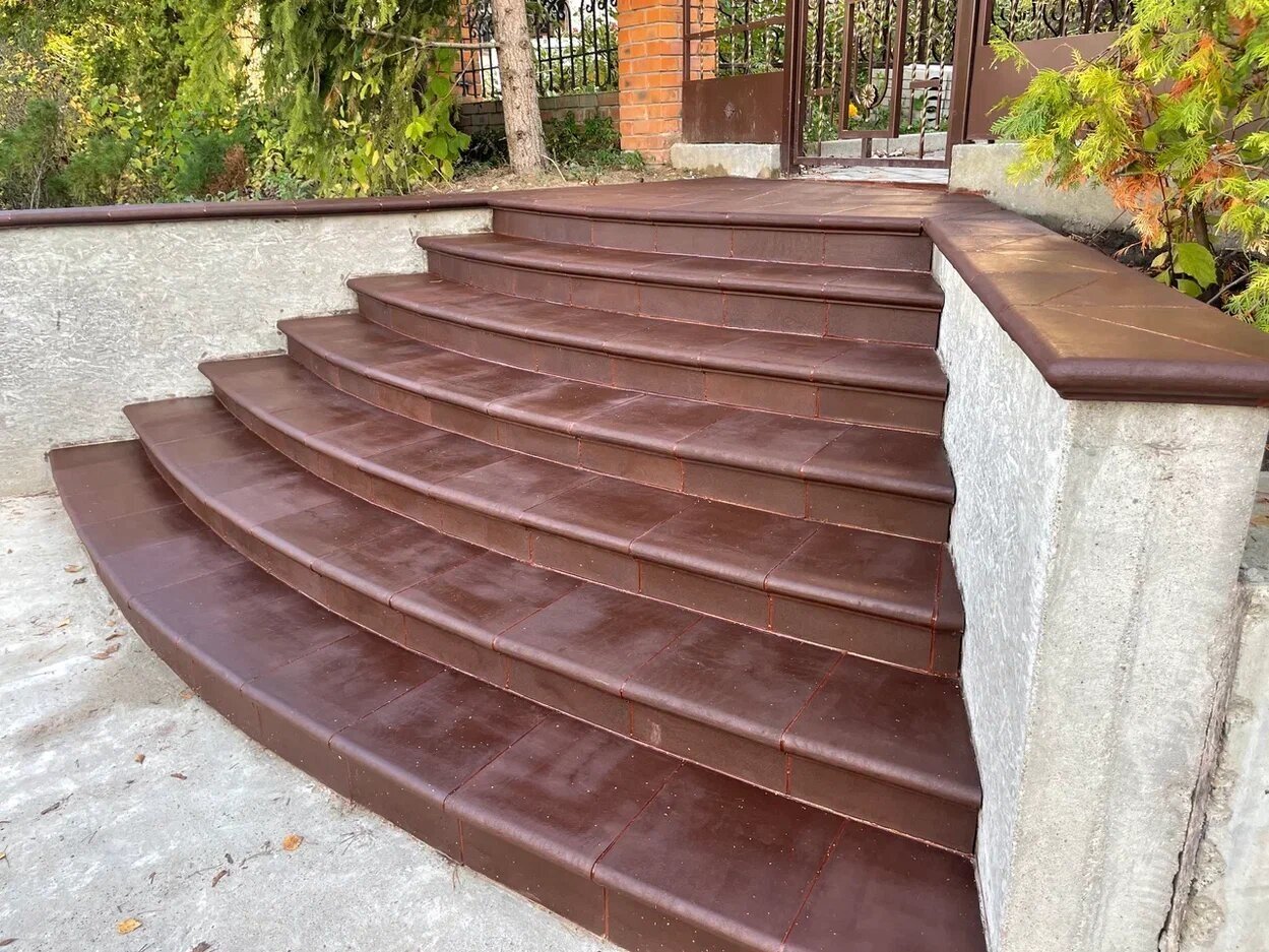 Плитка базовая WeEco для лестниц 1 шт, цвет шоколад - фотография № 9