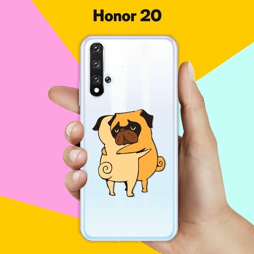 Силиконовый чехол на Honor 20 Мопсы / для Хонор 20