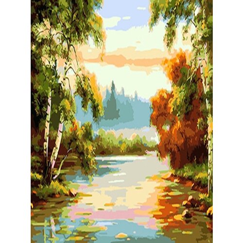 Картина по номерам Осенний лес 40х50 см Hobby Home