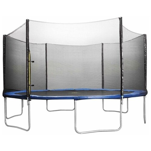 фото Каркасный батут dfc trampoline fitness 14ft-tr-e 427х427х269 см синий
