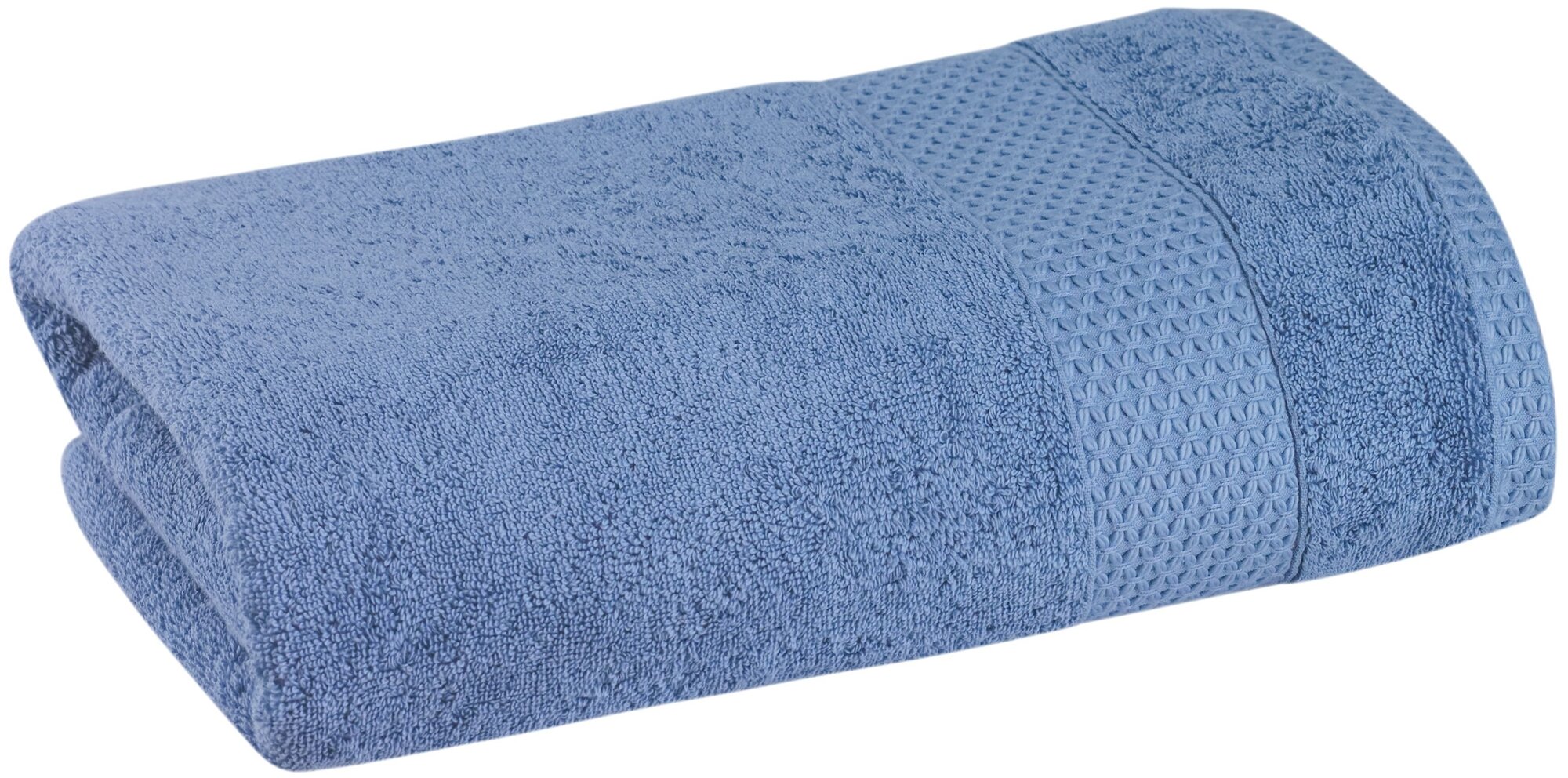 Полотенце  Linens Premium cross для рук, 30x50см, голубой